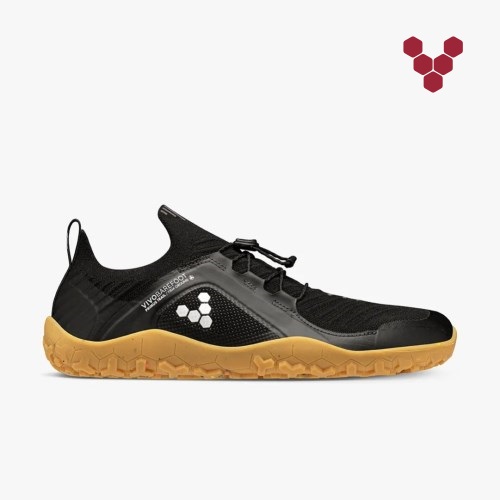 Vivobarefoot Primus Trail Knit FG Miesten Kengät Mustat (FI-TU0W)